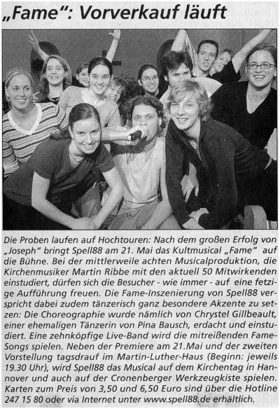 Cronenberger Woche, 6. Mai 2005