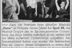 Cronenberger Woche, 2. November 2005